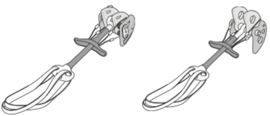 DMM Cams single / double axle. Bron: http://dmmclimbing.com/instructions/CammingDevices.pdf